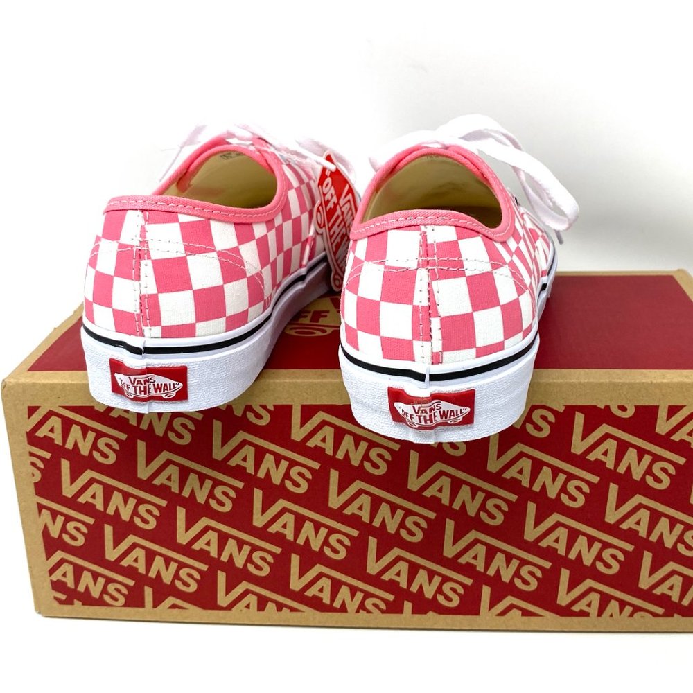 🌸Sale🌸 VANS Authentic Checkerboard Pink Rose Canvas Sneaker Womens VN0A348A3YC - Picture 5 of 11